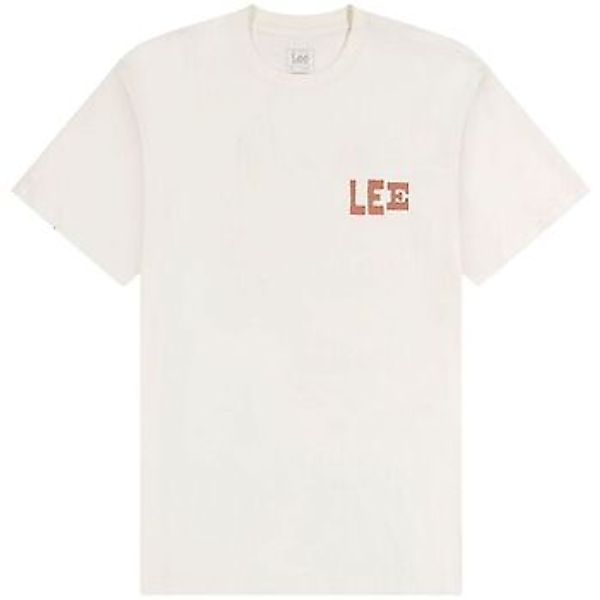 Lee  T-Shirts & Poloshirts 112364552 LOGO TEE-ECRU günstig online kaufen