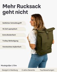 Johnny Urban Cityrucksack Allen Medium Rolltop günstig online kaufen