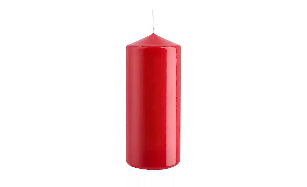 Stumpenkerze - rot - Wachs - 14 cm - Dekoration > Kerzen & Lichter - Möbel günstig online kaufen