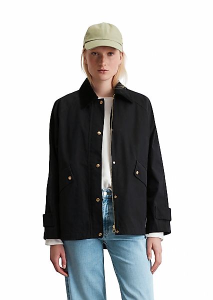 Marc OPolo Langjacke, im Cape-Stil, Kragen mit Cord, relaxed fit günstig online kaufen