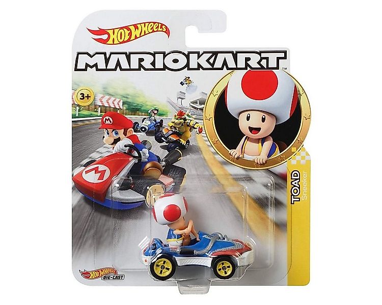 Mattel® Spielzeug-Rennwagen Mattel GBG30 - Hot Wheels - Mario Kart - Mini D günstig online kaufen
