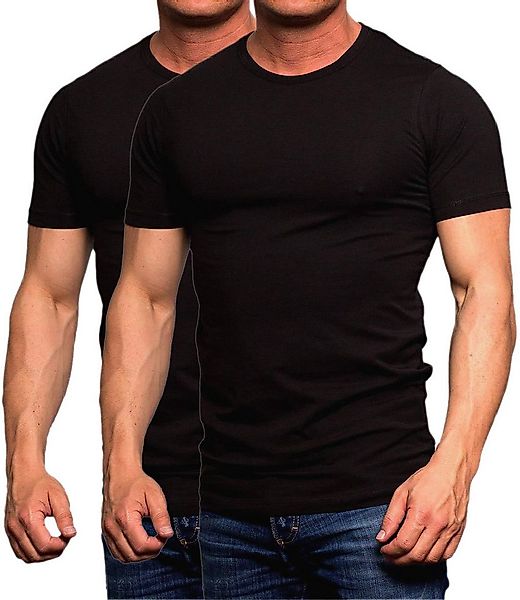 Jack & Jones T-Shirt (2er-Pack) in Unifarbe günstig online kaufen