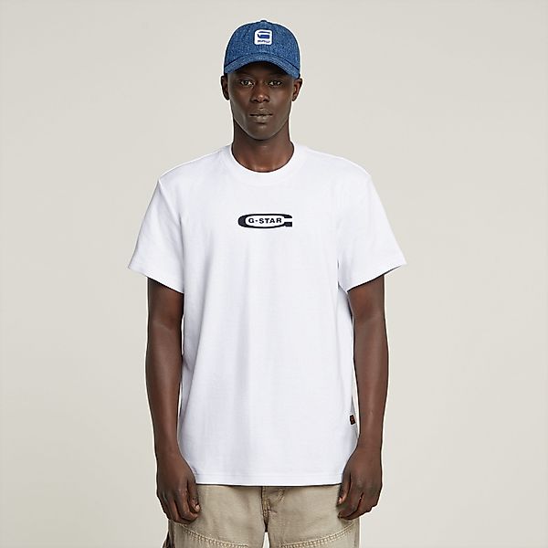 G-STAR T-Shirt "Old Skool Logo" mit Frontprint günstig online kaufen