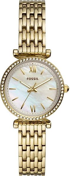 Fossil Quarzuhr CARLIE ES4735, Armbanduhr, Damenuhr, Perlmutt-Zifferblatt, günstig online kaufen