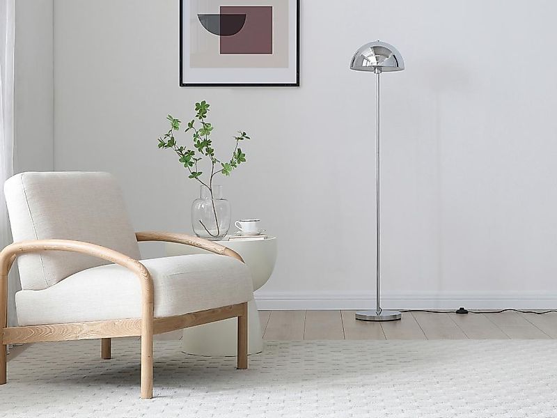 Stehlampe – verchromtes Metall – Ø 30 x H 149 cm – ONTARIO günstig online kaufen