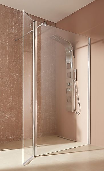 welltime Walk-in-Dusche Mailand, Einscheibensicherheitsglas, in 3 günstig online kaufen