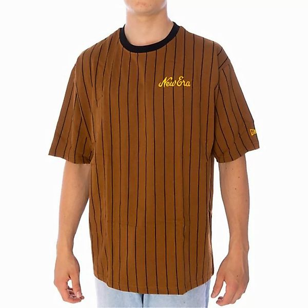 New Era T-Shirt T-Shirt New Era Pinstripe braun/blk S günstig online kaufen