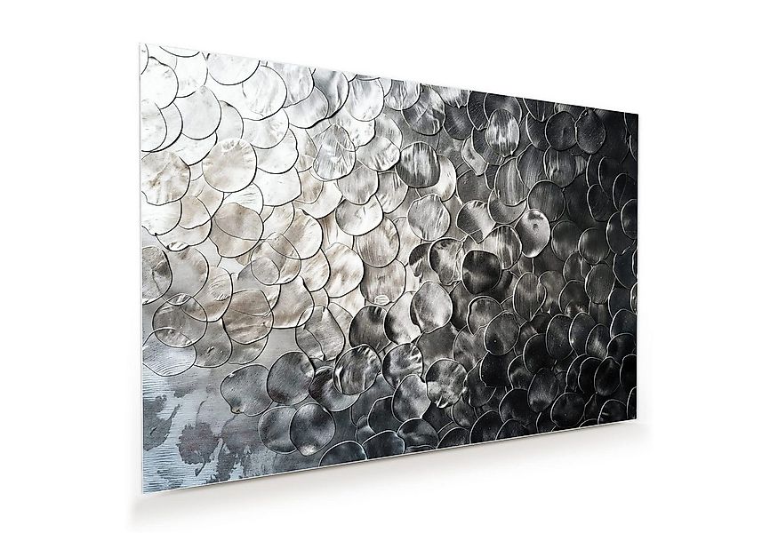 Primedeco Glasbild Wandbild Metallic Schuppen mit Aufhängung, Texturen (21 günstig online kaufen