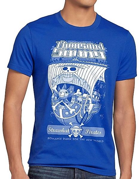 style3 T-Shirt Thousand Sunny Gloryone piece japan anime luffy manga monkey günstig online kaufen