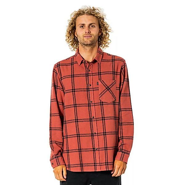 Rip Curl Checked Out Langarm Hemd XL Red günstig online kaufen