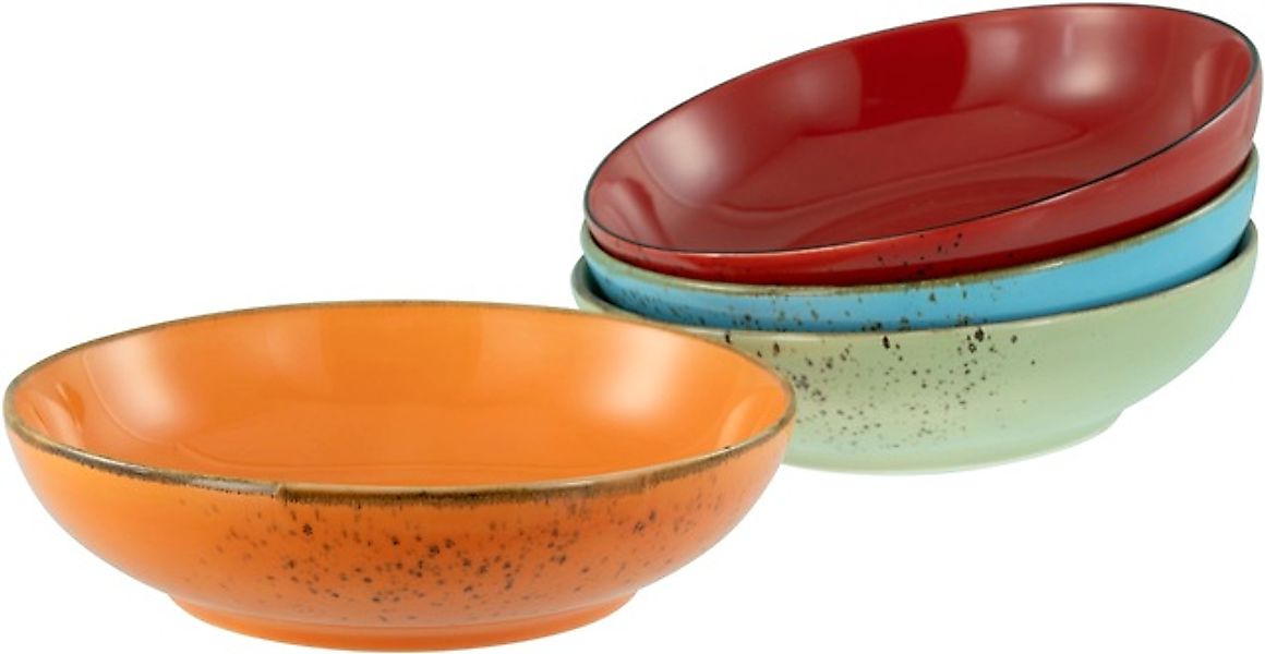 CreaTable Schale »Nature Collection, Poke Bowl, Ø 22,5 cm, 4-tlg«, 4 tlg., günstig online kaufen
