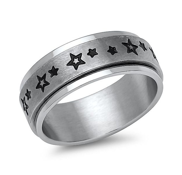 Unique Fingerring Anti Stress Ring mit Spinning Tool und Sternchenaufdruck günstig online kaufen