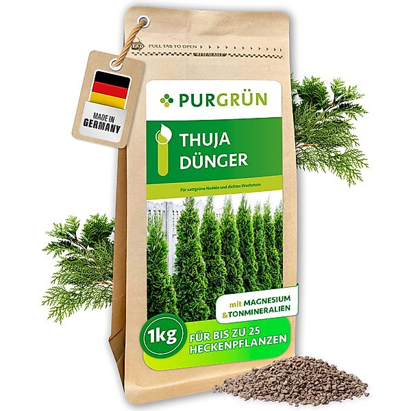 Purgrün Gartendünger Purgrün Thuja Dünger, NPK günstig online kaufen