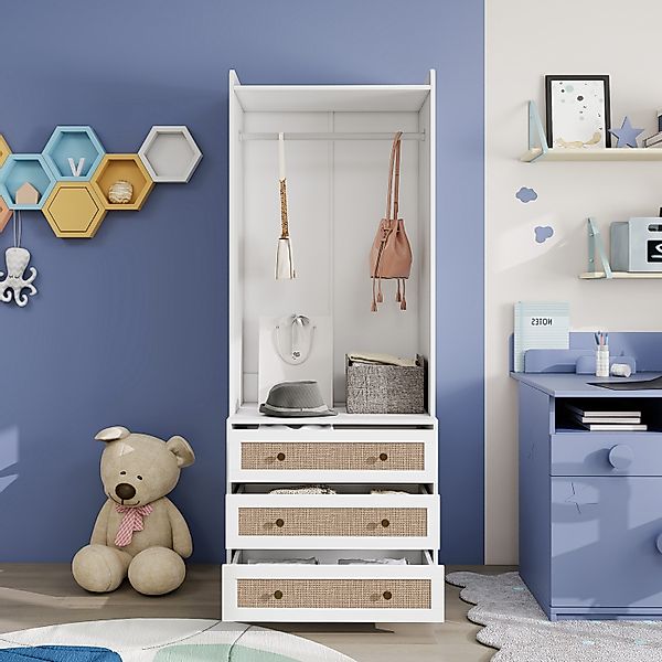 OKWISH Kleiderschrank Garderobe Garderobenschrank (180 cm günstig online kaufen