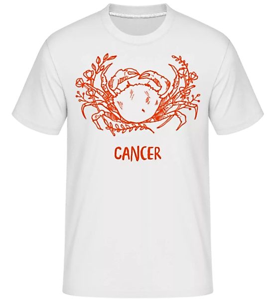 Scribble Style Zodiac Sign Cancer · Shirtinator Männer T-Shirt günstig online kaufen