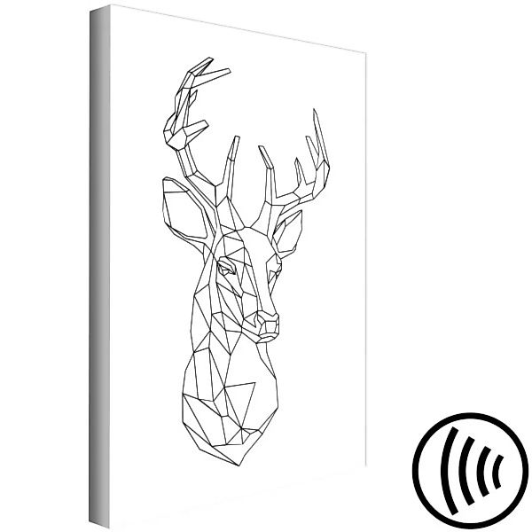 Wandbild Geometric Deer (1 Part) Vertical XXL günstig online kaufen