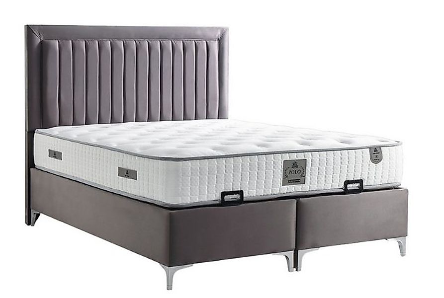 Villa Möbel Boxspringbett Polo (Bett), XXL-Bettkasten mit Gasdruckfedern  m günstig online kaufen