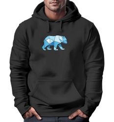 Neverless Hoodie Hoodie Herren Polygon Grafik günstig online kaufen