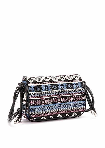 LASCANA Umhängetasche, Minibag, Handtasche im Ethno Look, Crossbody Bag VEG günstig online kaufen