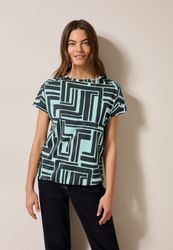 Cecil T-Shirt mit All-Over Print günstig online kaufen