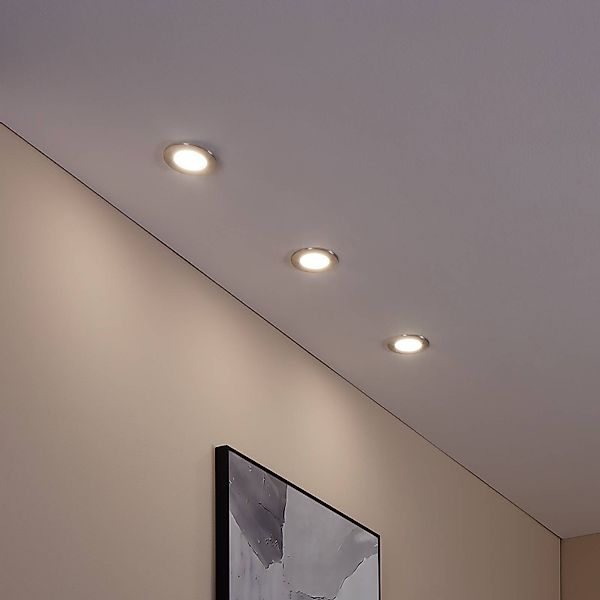 EGLO connect Fueva-C LED-Einbauspot 8,6cm, 3er Set günstig online kaufen