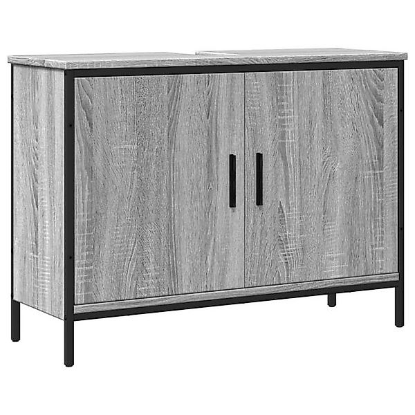 vidaXL Waschbeckenunterschrank Waschbeckenschrank Grau Sonoma 80x30x60 cm H günstig online kaufen