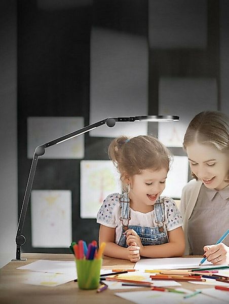 Woward LED Schreibtischlampe LED Klemmleuchte Schreibtischlampe 15W dimmbar günstig online kaufen
