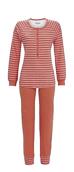 Ringella Pyjama mit Ringeldessin-Oberteil und unifarbiger günstig online kaufen