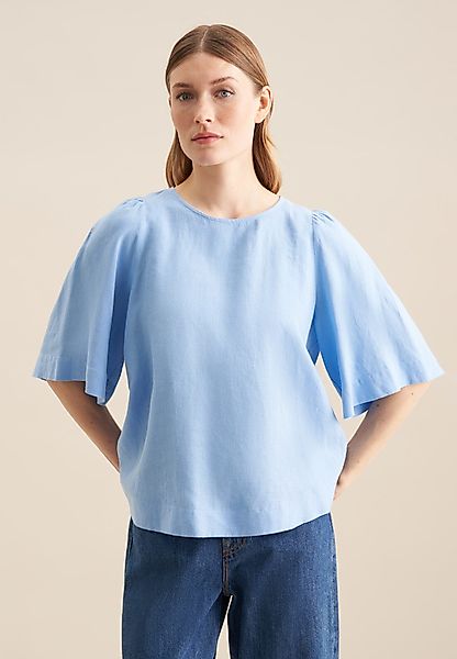 seidensticker Shirtbluse Schwarze Rose Kurzarm Rundhals günstig online kaufen