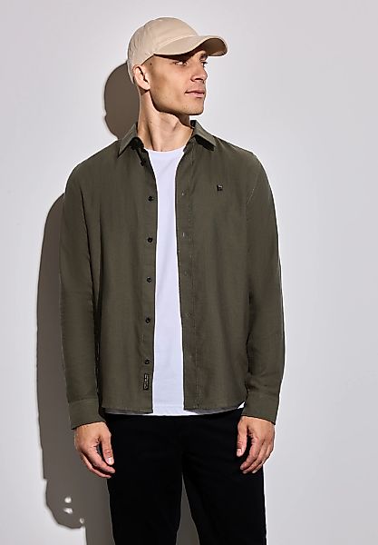 STREET ONE MEN Langarmhemd, aus reiner Baumwolle günstig online kaufen
