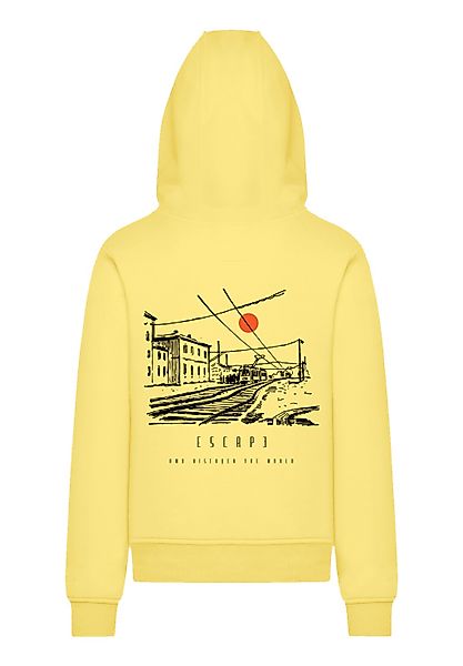 F4NT4STIC Kapuzenpullover "Escape Discover the World Town Train Station" Pr günstig online kaufen
