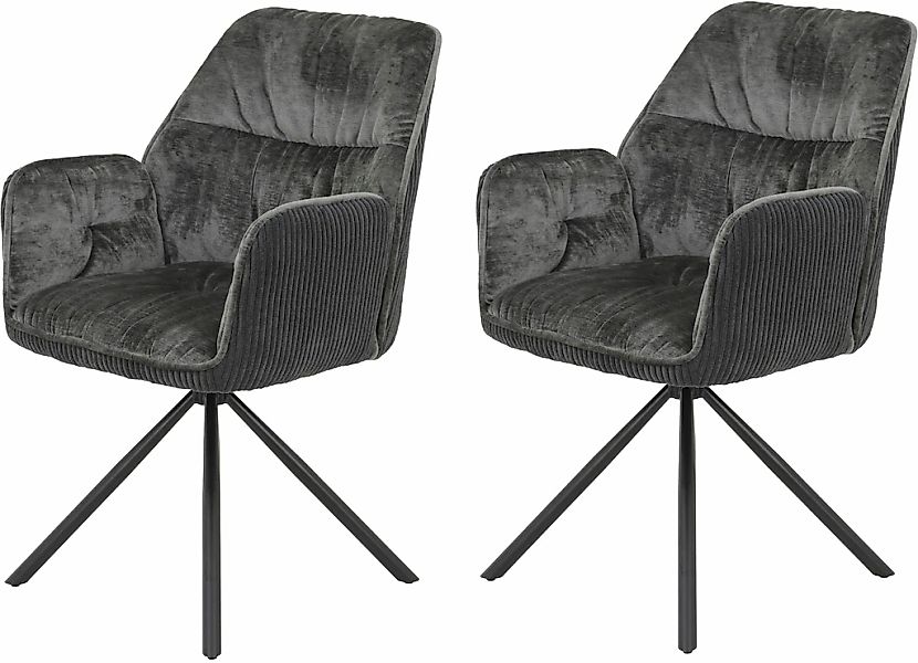 HELA Esszimmerstuhl "AMIRA drehbar" (Set) 2 Stk. Auto-Return 270 günstig online kaufen