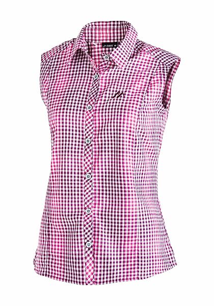Maier Sports Funktionsbluse "Paloma" Karierte, ärmellose Bluse für Wandern, günstig online kaufen