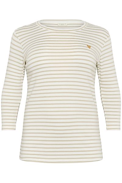 KAFFE Curve Langarmbluse Langarm-Shirt KClia Große günstig online kaufen