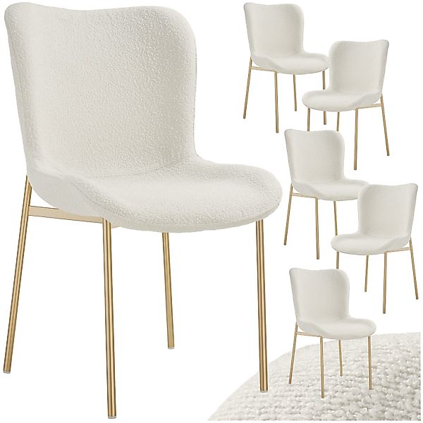 tectake Esszimmerstuhl Polsterstuhl Tessa (Set., 6 günstig online kaufen