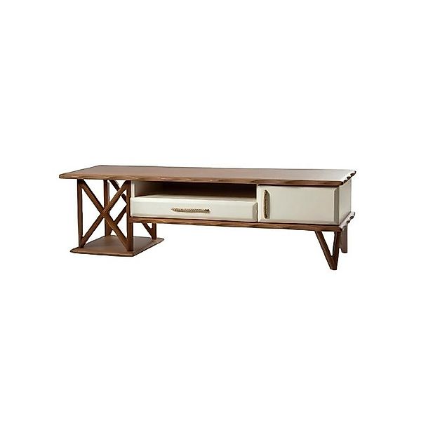 JVmoebel TV-Schrank Modern TV Lowboard für Wohnzimmer Stilvoll Braun Farbe günstig online kaufen