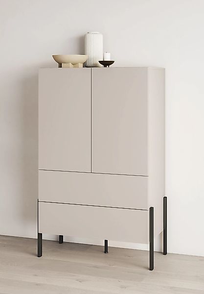 INOSIGN Wäscheschrank "Jukon, Breite 90 cm, moderner griffloser Kleiderschr günstig online kaufen