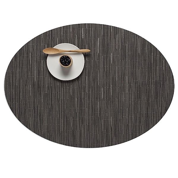 Chilewich Platzset Bamboo Oval Grey Flannel, günstig online kaufen