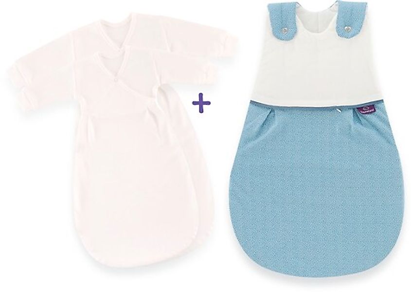 Träumeland Babyschlafsack »3 tlg Set LIEMBICH, Design Punkte«, (2 tlg.) günstig online kaufen