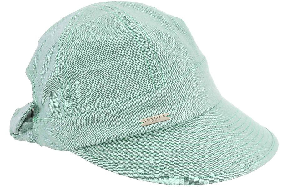 Seeberger Schirmmütze Chambraystoff Schildmütze 53970-0 günstig online kaufen
