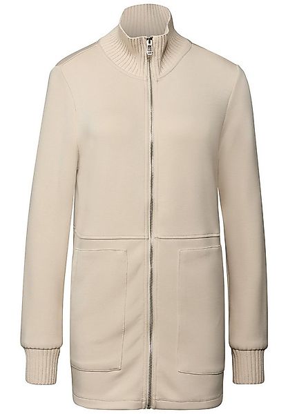 STREET ONE Jackenblazer Sweatjacke mit Strickdetails günstig online kaufen
