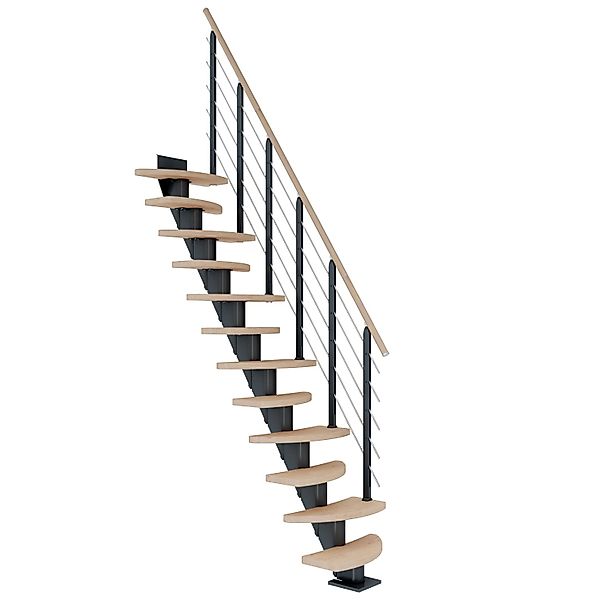 Dolle Mittelholmtr. Berlin Eiche Weiß Anthrazit GH 292 cm Variabel 64 cm FS günstig online kaufen