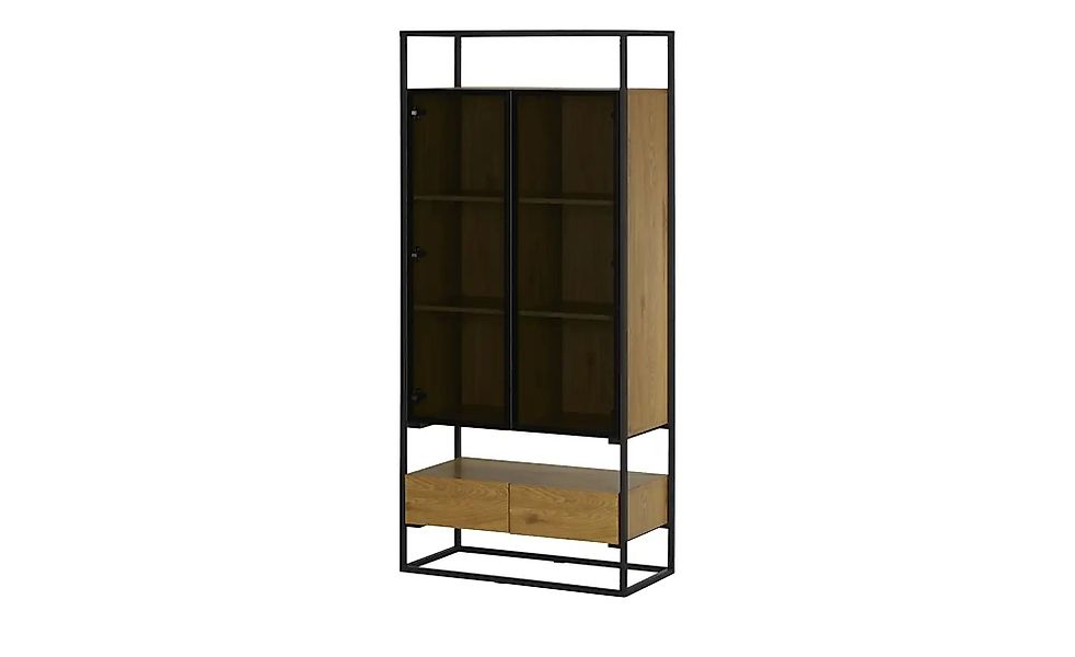 Vitrine  Ustica ¦ holzfarben ¦ Maße (cm): B: 84 H: 182,5 T: 40.0 Schränke > günstig online kaufen