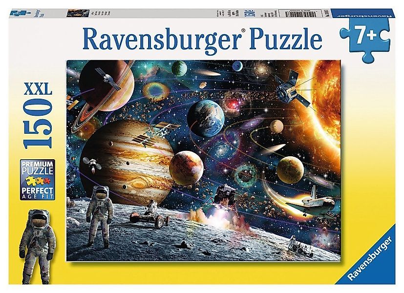 Ravensburger Puzzle 150 Teile Ravensburger Kinder Puzzle XXL Im Weltall 100 günstig online kaufen