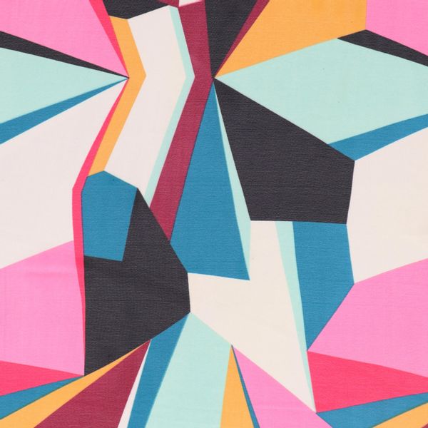 halsüberkopf Accessoires Modeschal Chiffon Geometric, Druckschal günstig online kaufen