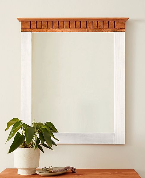 OTTO home Garderobenspiegel "Lisa" mit dekorativen Fräsungen, Spiegelfläche günstig online kaufen