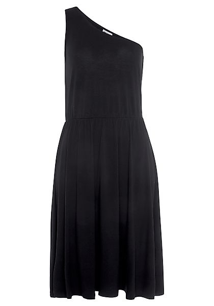 LASCANA One-Shoulder-Kleid, luftiges Sommerkleid, Strandkleid, asymmetrisch günstig online kaufen