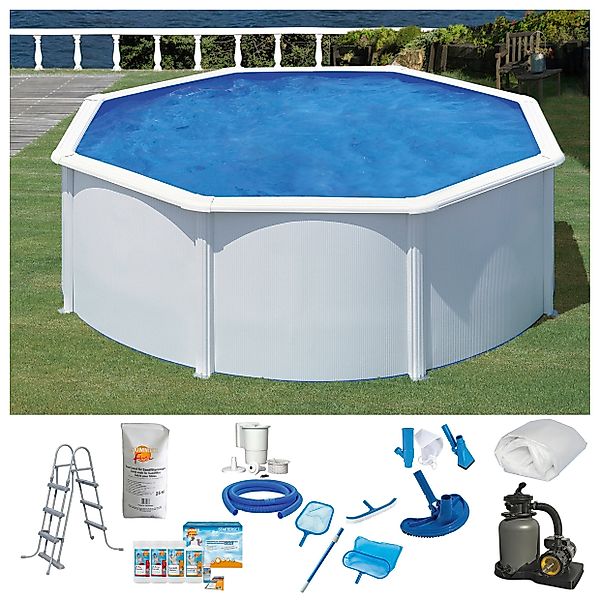 KONIFERA Rundpool MALAGA 4 (Set, 9-tlg), günstig online kaufen