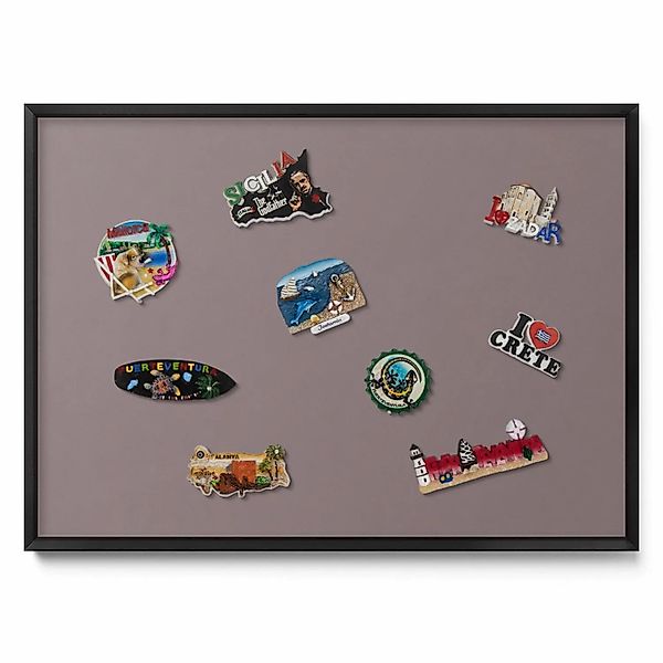 Tulup Magnettafel Magnetpinnwand Metall für Urlaubsmagnete Farbe Hellbraun günstig online kaufen