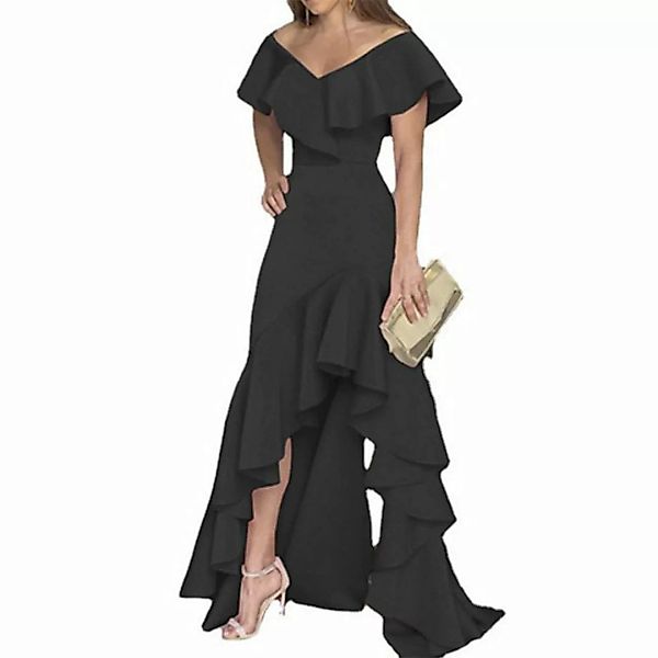 AFAZ New Trading UG Abendkleid Kleid Damen A-Linie V-Ausschnitt Sexy Cockta günstig online kaufen